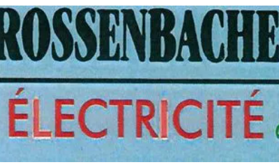 Grossenbacher SA Electricité du Vallon